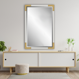 Chloette Iron Framed Vanity Wall Mirror