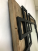 Rustic Overlay Wall Mirror - Iron/Wood