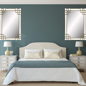 Elegant Overlay Wall Mirror