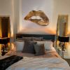 Harmony Scalloped Gold Leaf Full Length Mirror