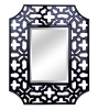 Olivia Glossy Openwork Frame Accent Wall Mirror