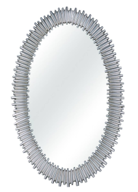 Lea Oval Decorative Accent Wall Mirror