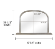 Lyon Arch Solid Wood Transitional Dresser Mirror