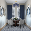 Mia Modern Large Octagon Tray Frame Wall Mirror