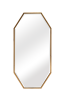 Mia Modern Large Octagon Tray Frame Wall Mirror