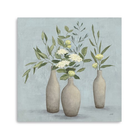 Bohemian Flowers In Ceramic Vases Unframed Print Wall Art
