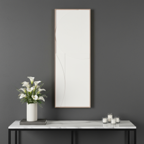 Minimalist Geo Brown Shadowbox Wall Art
