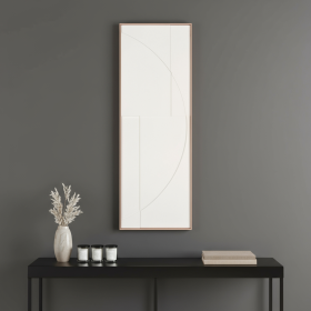 Geo Brown Shadowbox Wall Art
