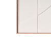Geo Brown Shadowbox Wall Art
