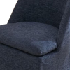 Chenille Wing Back Dining Chairs With Wheels