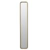 47" x 8" Full Length Mirror with Antique Gold Metal Frame, Long Mirror for Hallway Living Room Bedroom Bathroom