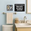 Sand Dollars Framed Metal Print Bathroom, Kitchen, Office, Home Decor Wall Art Ready to Hang, Square, 8X8