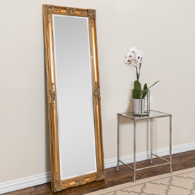 Mayfair Belle Full Length Mirror (Color: Antique Gold)