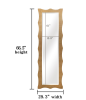Harmony Full Length Leaf Solid Wood Frame Mirror