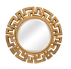 Athena Eclectic Round Accent Wall Mirror