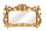 LaRue Traditional Ornate Horizontal Wall Mirror
