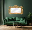 LaRue Traditional Ornate Horizontal Wall Mirror