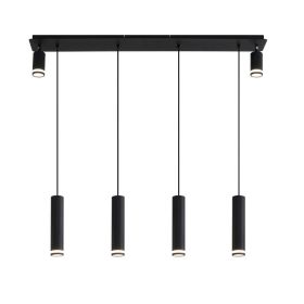 Angelina 6 - Light Matte Black Kitchen Island Pendant No Bulb (Option: Black)