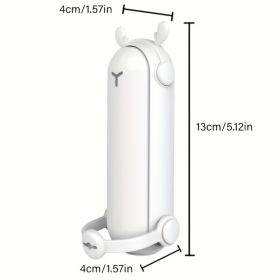 Random Color Portable Folding Handheld Fan USB Multifunctional Charging Treasure Flashlight 3-in-1 Mini Fan (Option: 1Pc)