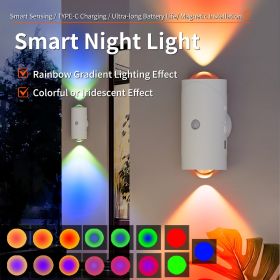 Color LED Small Wall Lamp (Option: 2Pcs)