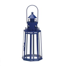 BLUE LIGHTHOUSE LANTERN (Color: Blue)