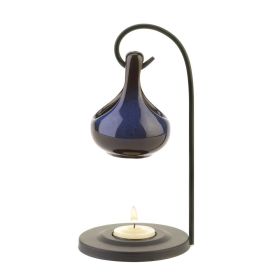 Cobalt Blue Tear Drop Oil Warmer (Color: Cobalt Blue)