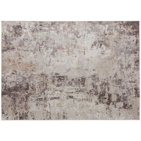 Machine Washable Area Rug 4x6, Non-Slip Modern Abstract Floor Carpet for Living Room, Bedroom, Dining Room (Color: Mixed-Brown)